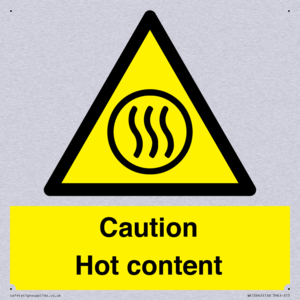 Caution Hot content